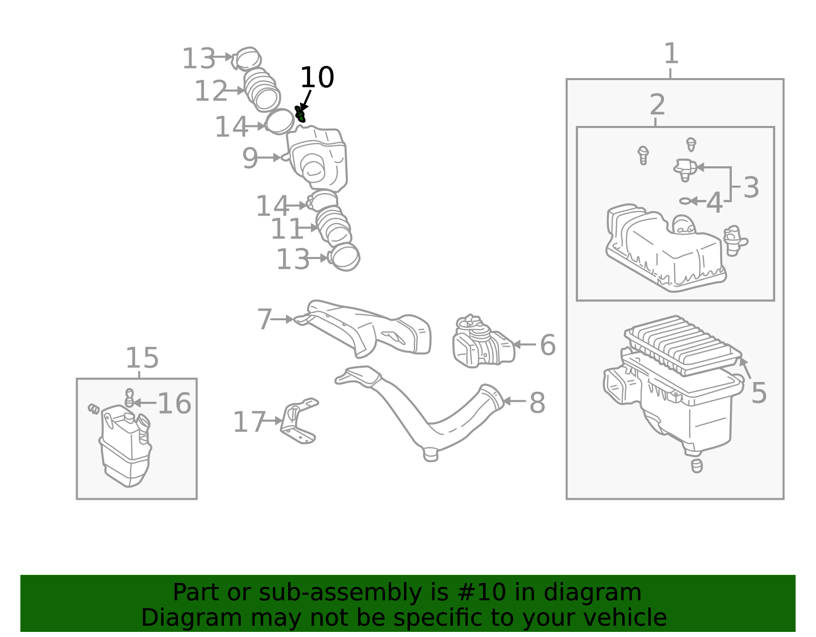 2002-2025 Lexus Engine Coolant Reservoir Hose Clip 90469-12014 | OEM ...