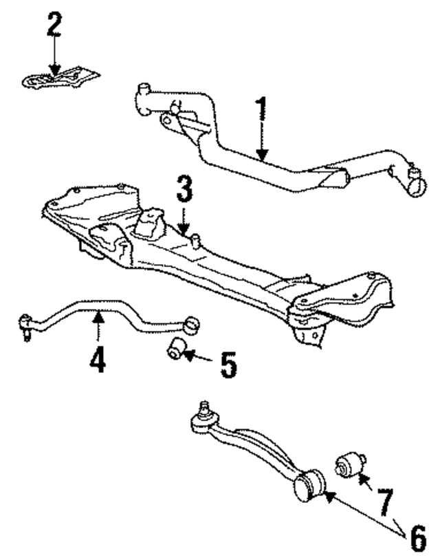 31121136605 - Suspension: Suspension Control Arm Bushing for BMW Image