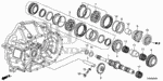 23210R88000 - Transmission - Manual: MAINSHAFT for Honda Image