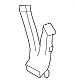 7T4Z19B680B - Body: Upper Duct for Ford: Edge Image