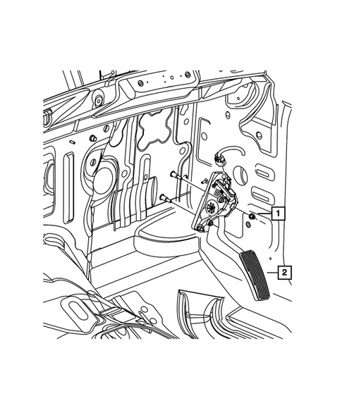 Accelerator Pedal for 2010 Jeep Liberty #0