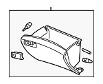 77500TA0A02ZE - : Glove Box Assembly for Honda: Accord Crosstour, Crosstour Image