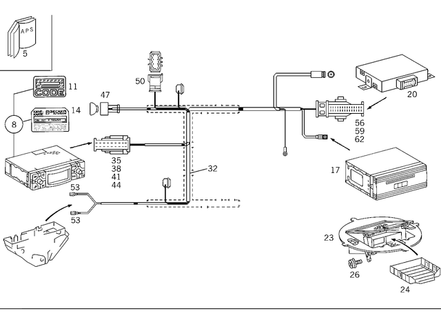 2088200085 - Electrical System: Operating Unit for Mercedes-Benz Image image