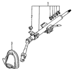 MB564142 - Steering: Steering Column for Dodge: Colt Image