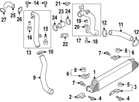 Intercooler for 2025 Mitsubishi Eclipse Cross #0