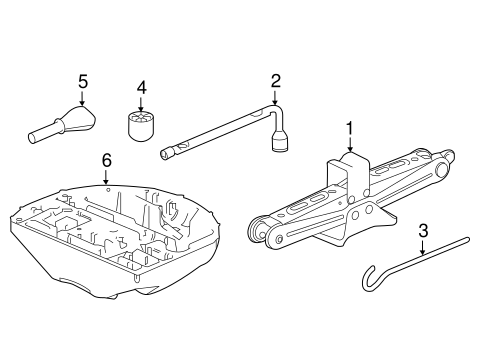Jack & Components for 2024 Honda Ridgeline | OEM Parts Online