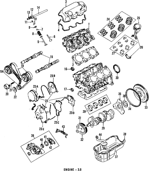 Engine for 1988 Mitsubishi Galant #0