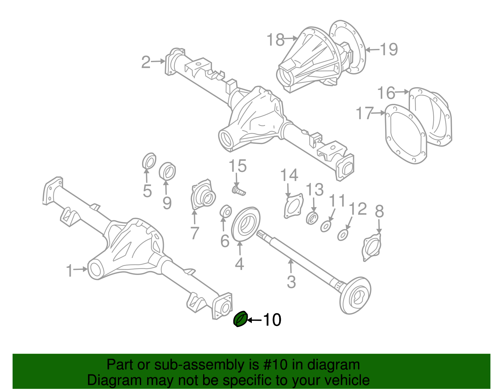 43070-01G00 - Bearing Housing Spacer 1987-2004 Nissan | Group 1 Auto Parts