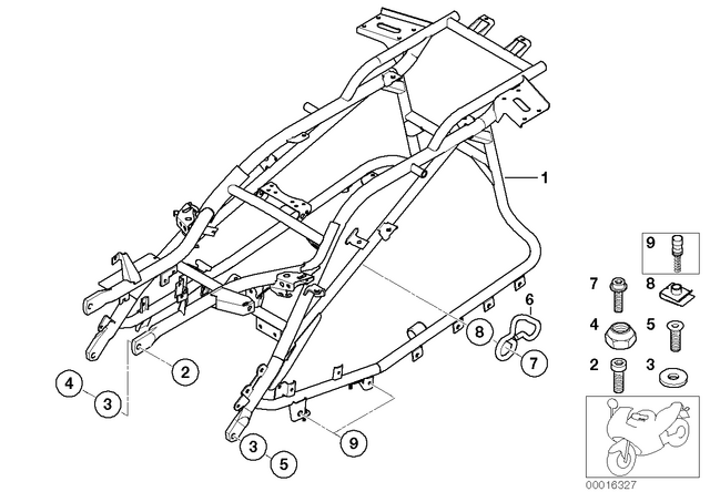46632347286 - : Hook For Helmet Holder for BMW-Motorrad Image