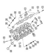 6036473AA - Engine 3.7L Six Cylinder: Washer for Chrysler: Aspen | Dodge: Dakota, Durango, Ram 1500, Ram 2500, Ram 3500 | Jeep: Commander, Grand Cherokee, Liberty Image