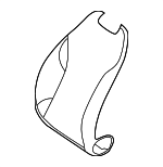 29791051055F28 - Body: Seat Back Cover for Mercedes-Benz Image
