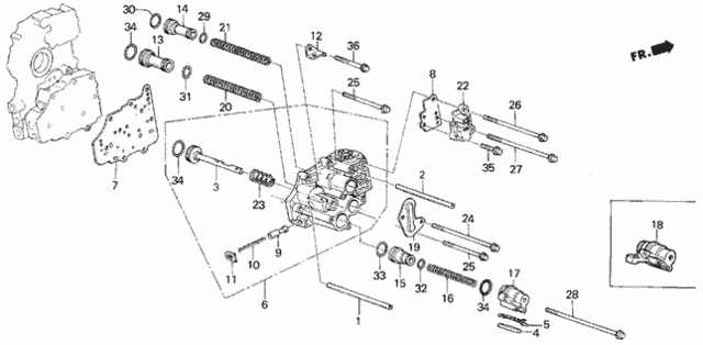 AT Servo Body ('86-'87) for 1987 Honda Civic #0