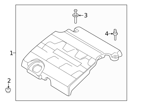 Engine Appearance Cover for 2014 Lincoln MKZ #0