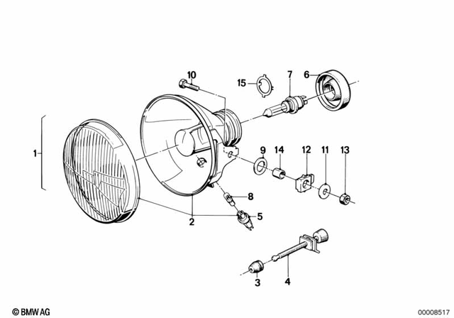 63121459314 - Lights: Lens with Reflector -  for BMW-Motorrad Image