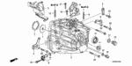 21104PPP000 - Transmission - Manual: PLATE M, OIL GUIDE for Honda Image