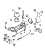 5139177AA - Manual Transmission 6 Speed [DED]: Transmission Shifter for Chrysler: Crossfire Image