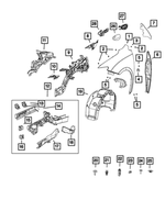 6506739AA - Electrical: Rivet Nut for Mopar Image
