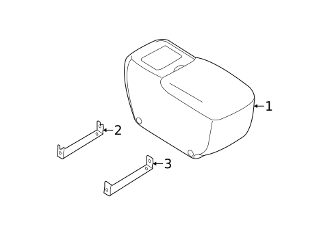 Rear Console for 2012 INFINITI QX56 #0