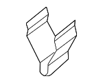 PAF827649 - Body: Top Cover Clip for Porsche Image