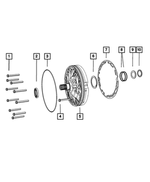 68020051AA - AS68RC; 6-Speed; Automatic Transmission: Hex Flange Head Bolt for Dodge: Ram 3500 | Ram: 3500 Image
