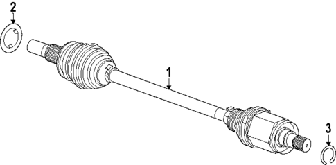 Drive Axles for 2025 Chevrolet Corvette #0