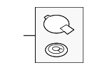 254403K000 - Cooling System: Reservoir Cap for Kia Image