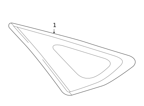 Glass & Hardware for 2012 Lexus RX350 #1