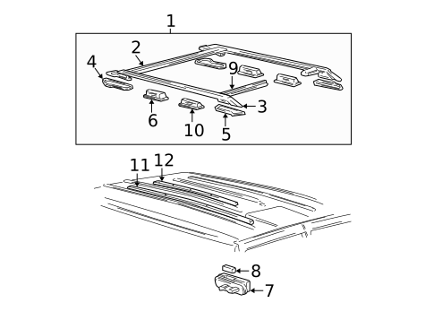 Luggage Carrier for 1986 Chevrolet Astro #0