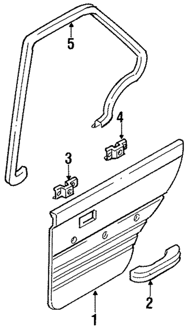 8290161A00 - : Door Trim Panel for Nissan Image