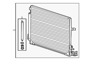 84638451 - : Air Conditioning Condenser for Cadillac: CT6 Image