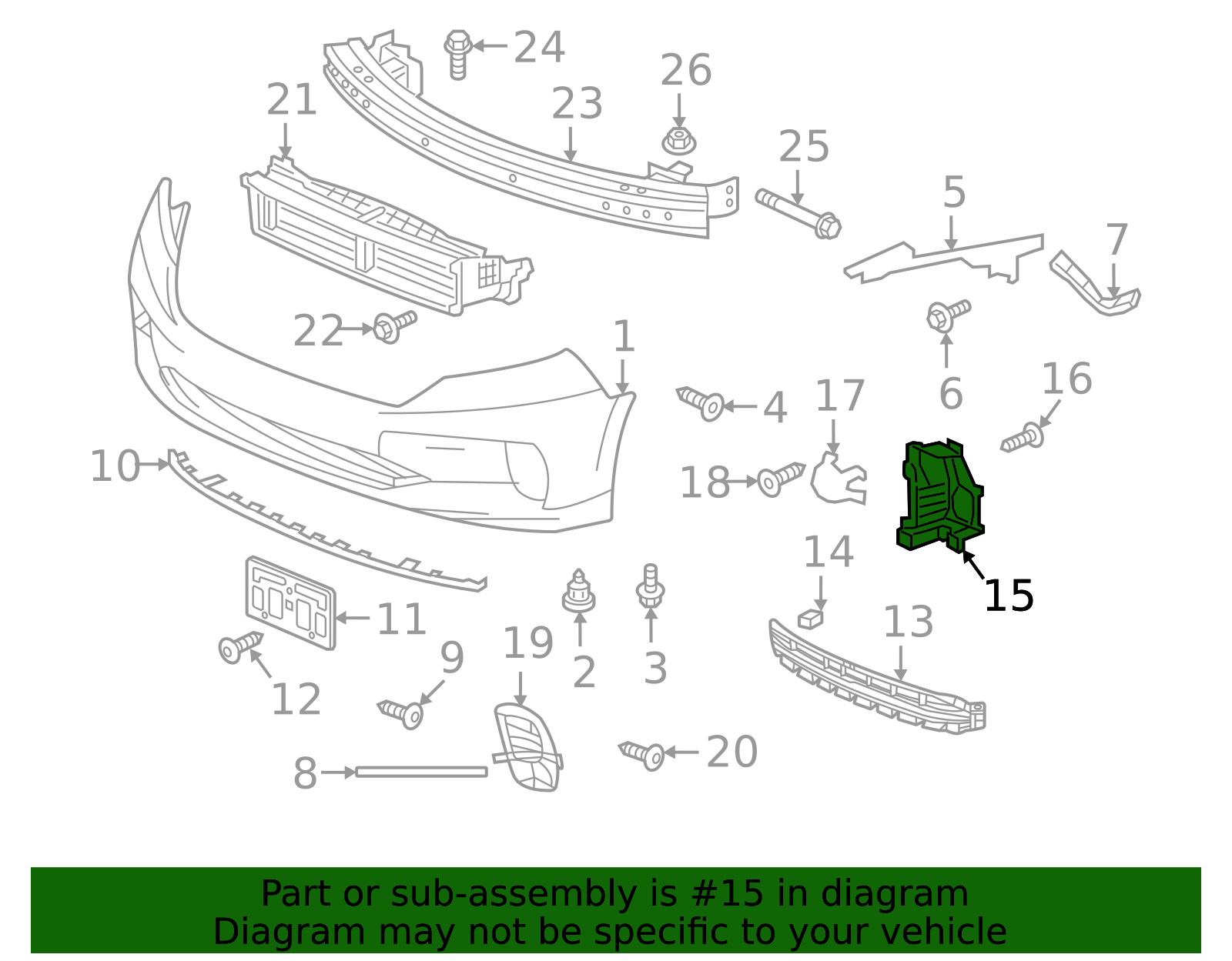 71104-THR-A50 - Fog Light Housing 2021-2024 Honda Odyssey | Honda Parts ...