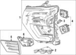 85549864 - Electrical: Plate for Chevrolet: Silverado 2500 HD, Silverado 3500 HD Image