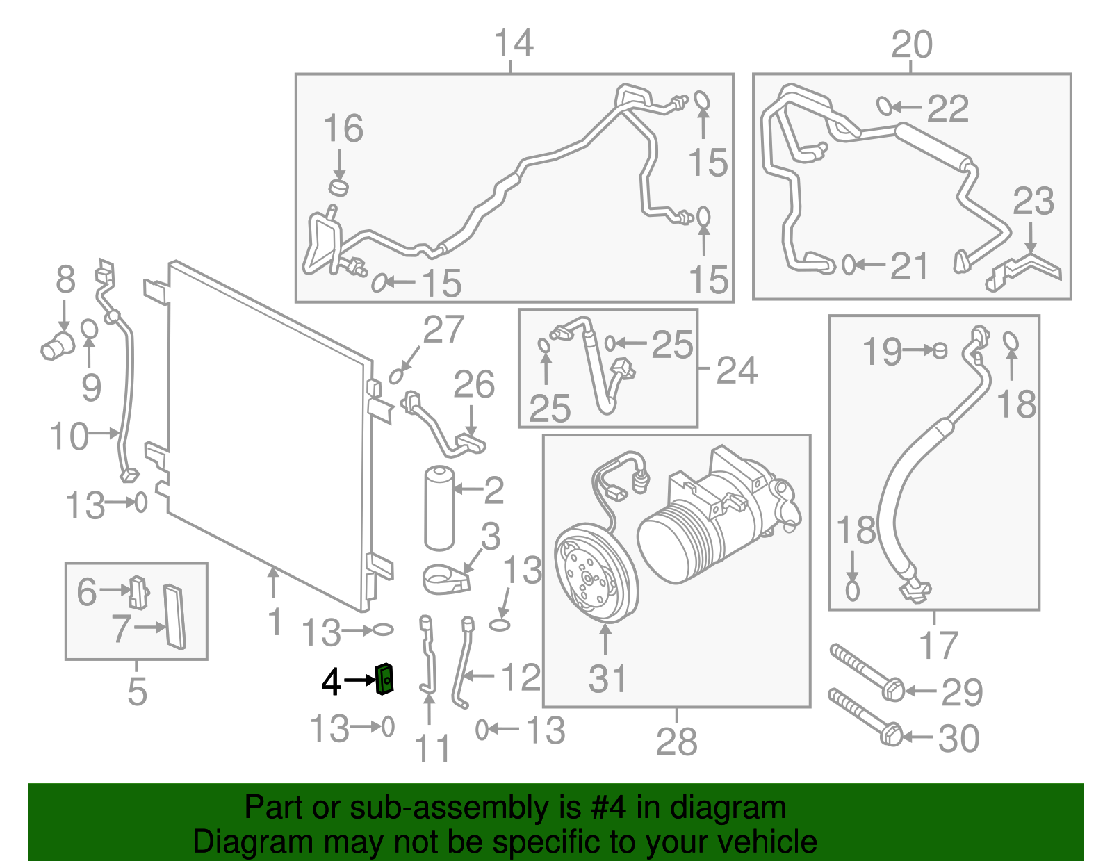Dehydrator Bracket - Nissan (92145-1LA0B)