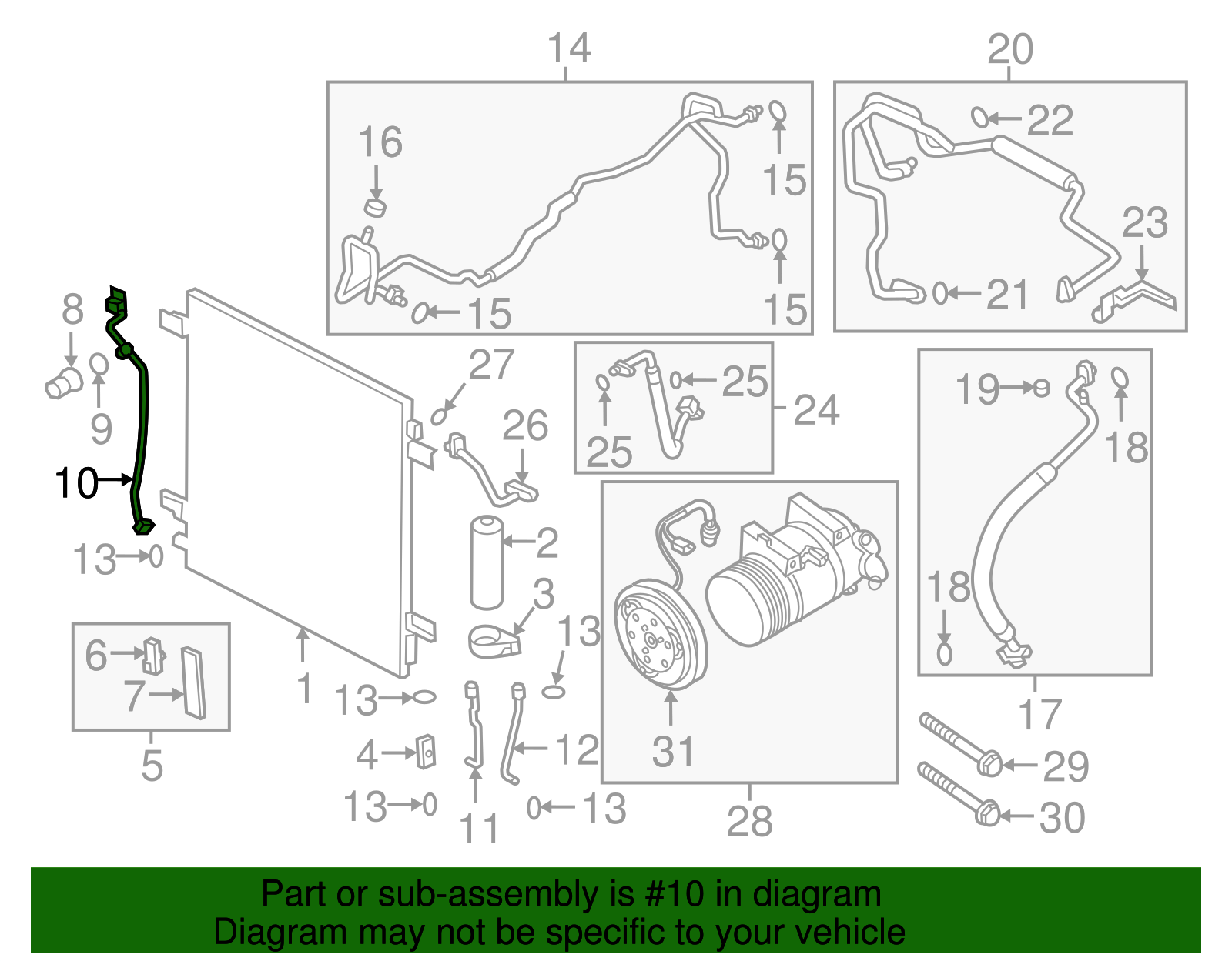 Liquid Line - Nissan (92446-1LA0B)