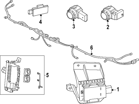 Electrical Components for 2025 Genesis GV80 Coupe #1