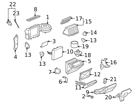 Motors, Core, Case & Related Components for 2007 Saturn Vue #0