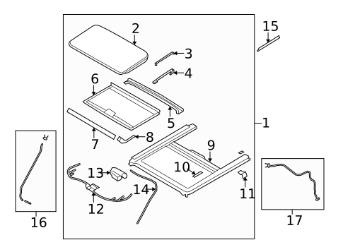 Sunroof for 2009 Kia Rondo #0