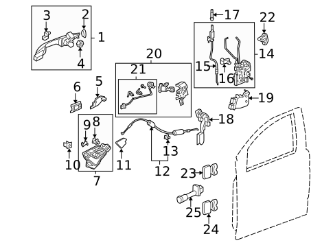 Front Door for 2007 Honda Odyssey #2