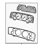 56049741AA - Body: Cluster Assembly for Dodge: Ram 2500, Ram 3500 Image