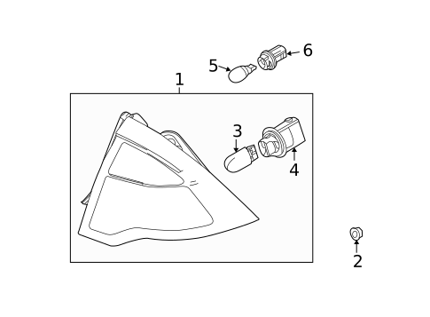 Tail Lamps for 2010 Ford Fusion #0
