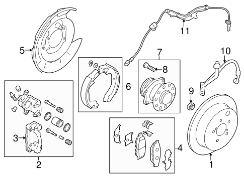 Parking Brake for 2021 Subaru Impreza | Subaru Parts Warehouse
