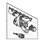 11657934387 - Engine: Turbocharger for BMW: M2, M240i, M240i xDrive, M340i, M340i xDrive, M440i, M440i Gran Coupe, M440i xDrive, M440i xDrive Gran Coupe, X3, X4, Z4 Image