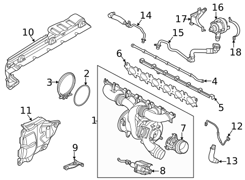 Turbocharger & Components for 2023 BMW M440i #0