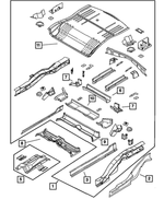 5054198AB - : Rear Floor Ladder for Mopar Image