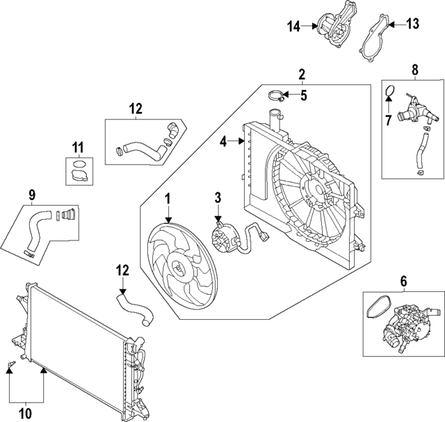 25411IB100 - : Inlet Hose for Hyundai Image