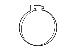 9611110850 - Engine: Air Hose Clamp for Toyota Image