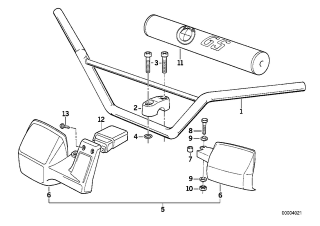 32712315712 - : Hand Guard, Black, Right for BMW-Motorrad Image