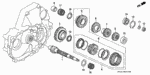 23421P0SA40 - : Gear, Counter-Shaft Low for Honda Image