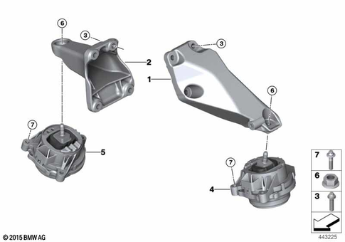 Engine Suspension for 2017 BMW 330iX #0