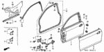 90143S84A00 - Body/Air Conditioning: BOLT, FLANGE (8X22) (12.5MM) for Honda Image
